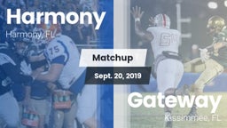 Matchup: Harmony vs. Gateway  2019