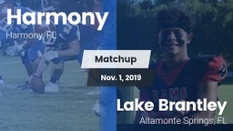 Matchup: Harmony vs. Lake Brantley  2019