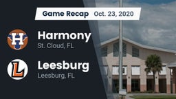 Recap: Harmony  vs. Leesburg  2020