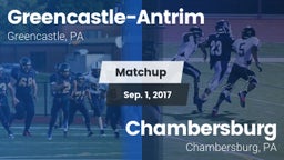 Matchup: Greencastle-Antrim vs. Chambersburg  2017