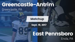 Matchup: Greencastle-Antrim vs. East Pennsboro  2017