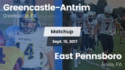 Matchup: Greencastle-Antrim vs. East Pennsboro  2017