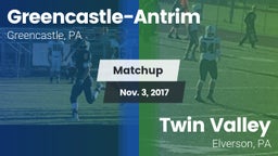 Matchup: Greencastle-Antrim vs. Twin Valley  2017