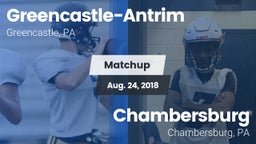 Matchup: Greencastle-Antrim vs. Chambersburg  2018