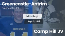 Matchup: Greencastle-Antrim vs. Camp Hill JV 2018