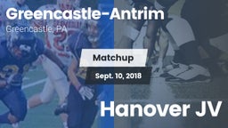 Matchup: Greencastle-Antrim vs. Hanover JV 2018