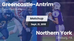 Matchup: Greencastle-Antrim vs. Northern York  2018