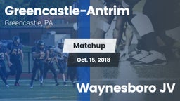 Matchup: Greencastle-Antrim vs. Waynesboro JV 2018