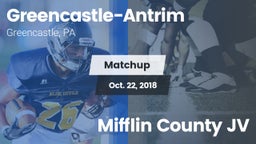 Matchup: Greencastle-Antrim vs. Mifflin County JV 2018