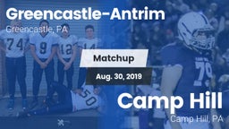 Matchup: Greencastle-Antrim vs. Camp Hill  2019