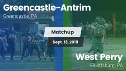 Matchup: Greencastle-Antrim vs. West Perry  2019