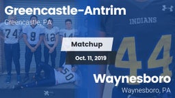 Matchup: Greencastle-Antrim vs. Waynesboro  2019