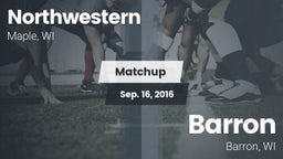 Matchup: Northwestern vs. Barron  2016