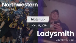 Matchup: Northwestern vs. Ladysmith  2016