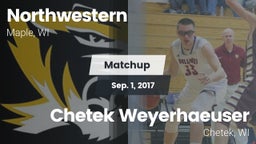 Matchup: Northwestern vs. Chetek Weyerhaeuser  2017