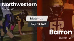 Matchup: Northwestern vs. Barron  2017