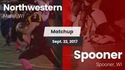 Matchup: Northwestern vs. Spooner  2017