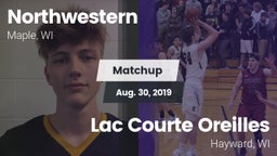 Matchup: Northwestern vs. Lac Courte Oreilles  2019