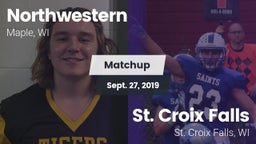 Matchup: Northwestern vs. St. Croix Falls  2019
