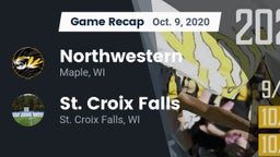 Recap: Northwestern  vs. St. Croix Falls  2020