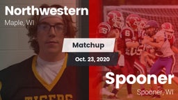 Matchup: Northwestern vs. Spooner  2020