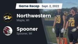 Recap: Northwestern  vs. Spooner  2022