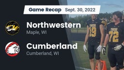 Recap: Northwestern  vs. Cumberland  2022