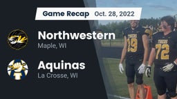 Recap: Northwestern  vs. Aquinas  2022