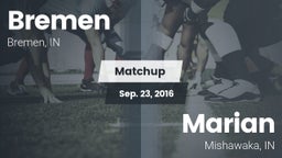 Matchup: Bremen vs. Marian  2016