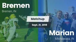 Matchup: Bremen vs. Marian  2018
