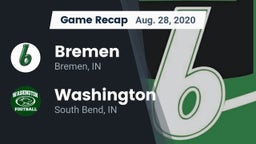 Recap: Bremen  vs. Washington  2020