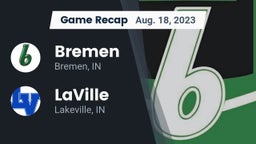 Recap: Bremen  vs. LaVille  2023
