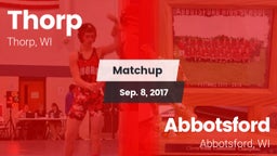 Matchup: Thorp vs. Abbotsford  2017