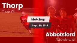 Matchup: Thorp vs. Abbotsford  2019