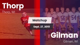 Matchup: Thorp vs. Gilman  2019