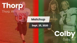 Matchup: Thorp vs. Colby  2020