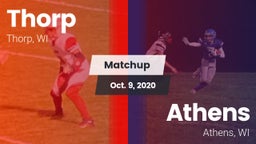 Matchup: Thorp vs. Athens  2020