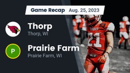 Recap: Thorp  vs. Prairie Farm  2023