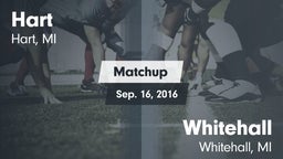 Matchup: Hart vs. Whitehall  2016