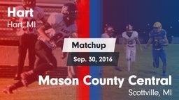 Matchup: Hart vs. Mason County Central  2016