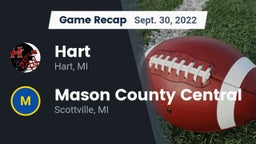 Recap: Hart  vs. Mason County Central  2022