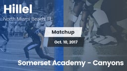 Matchup: Hillel vs. Somerset Academy - Canyons 2017