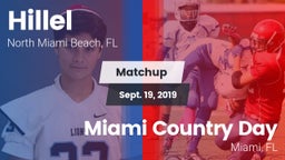 Matchup: Hillel vs. Miami Country Day  2019