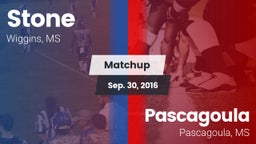 Matchup: Stone vs. Pascagoula  2016