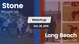 Matchup: Stone vs. Long Beach  2016