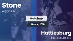 Matchup: Stone vs. Hattiesburg  2016