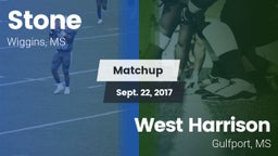 Matchup: Stone vs. West Harrison  2017