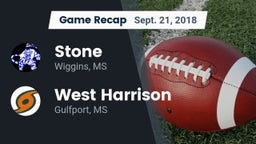 Recap: Stone  vs. West Harrison  2018