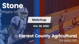 Matchup: Stone vs. Forrest County Agricultural  2020