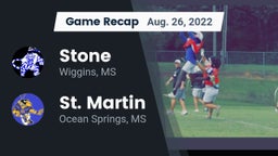 Recap: Stone  vs. St. Martin  2022